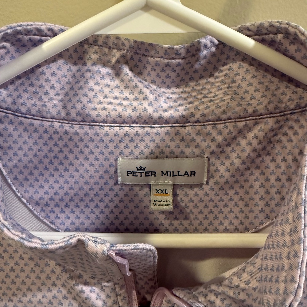 Peter Millar Lavender/Pink Patterned Pullover - image 2